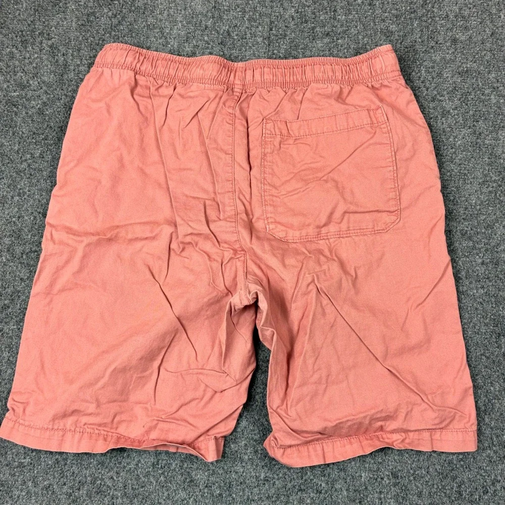 Old Navy Boys Coral Pink Cotton Elastic Waist Drawstring Shorts Size XXL 18 Plus